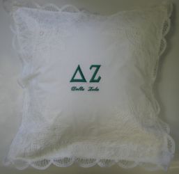 Battenberg Pillow (Greek Letters)